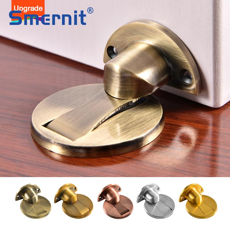 id:cf8 48 2c 29d New Lon0167 Bedroom Bathroom Featured Door Metal Magnetic reliable efficacy Catch Stop Stopper Copper Tone 42m_mx75m_m 