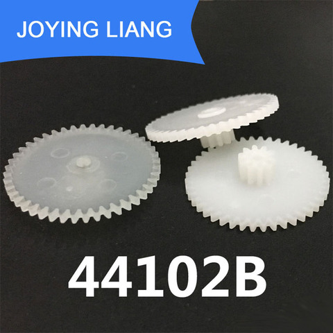 44102A 44102B 44102.5A 44102.5B 0.5M Gear OD=23mm 44 Teeth + 10 Teeth 2mm/ 2.5MM Steampunk Hole Double Plastic Gears 10PCS/LOT ► Photo 1/1