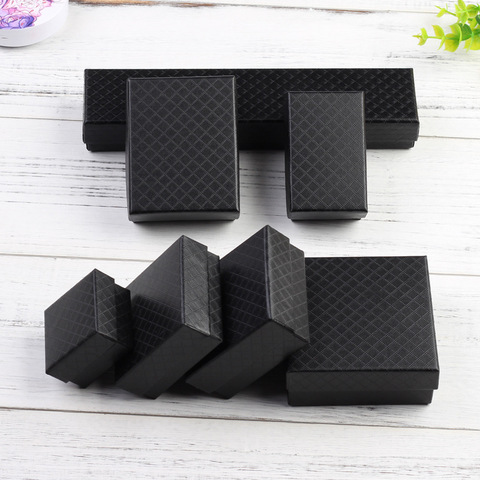 24pcs Jewelry Box for Necklace Earrings Ring Bracelet Box Engagement Christmas Gift Packaging Paper Jewellery Organizer Display ► Photo 1/6