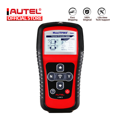 Autel MaxiTPMS TS401 Tire Pressure Monitoring System OBD2 TPMS Diagnostic Scanner Tool Activate 315 433MHZ Sensor Programming ► Photo 1/6