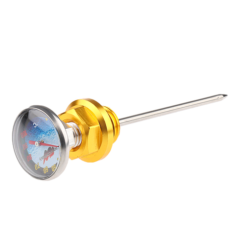 14.5cm Motorcycle Oil Tank Dipstick with Temperature Gauge for Scooter ATV ► Photo 1/6