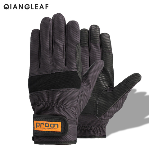 QIANGLEAF Work Glove Brand Safety Cycling Gloves Pu Nitrile Gloves High Motion Quality Protective Free Shipping 1908 ► Photo 1/5