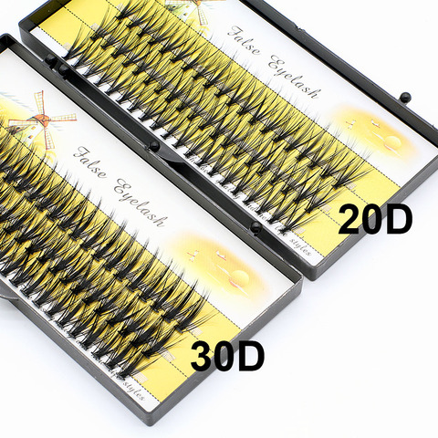 20D/30D Beautiful Individual Cluster EyeLashes 3D Volume Mink Grafting Fake False Eyelashes eyelash extension individual bunche ► Photo 1/6
