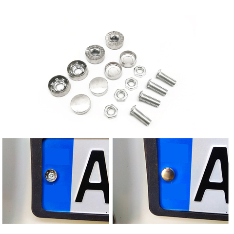 16X Car License Plate Bolts Screws Cover For Hyundai Tucson I30 Solaris Creta Kia Rio 3 4 Ceed Cerato Picanto Sportage 2022 ► Photo 1/5