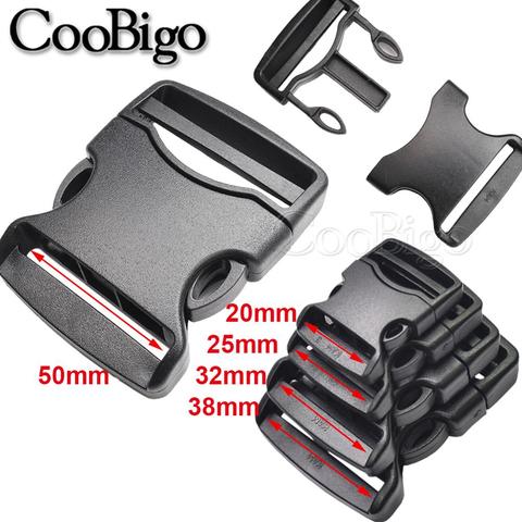 Black Plastic Buckle Webbing Detach Buckles for Bags Strap Backpack Luggage Garment Pants Accessories 20mm 25mm 32mm 38mm 50mm ► Photo 1/6