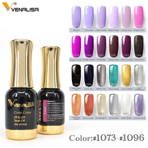 Nail Art 2022 New Venalisa Nail Paint Gel 12ml 120 colors Gel Polish Nail Gel Soak Off UV Gel Polish Nail Lacquer Varnishes L2 ► Photo 1/6