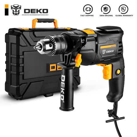 DEKO DKID13Z2 S1/S2 220V Impact Drill 2 Functions Electric Rotary Hammer Drill Screwdriver Power Tools Electric Tools ► Photo 1/6