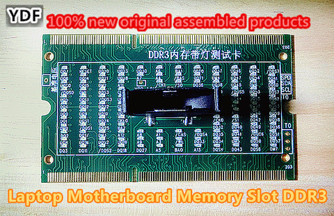 100% New DDR3 memory slot tester Card for laptop Motherboard Notebook Laptop with LED ► Photo 1/4
