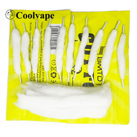 20pcs/bag Vape Cotton For Electronic Cigarette 20strips/bag DIY Cotton For E-cigarette RBA RDA DIY atomizer Coil Wick ► Photo 1/6