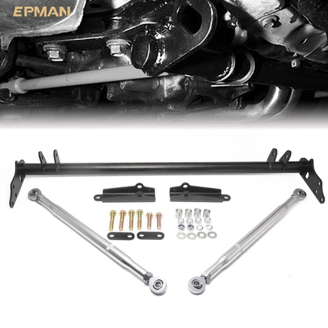 EPMAN Front Suspension Traction Control Arm Lower Tie Bar Traction Control Bar For Honda Civic CRX EF K Series 88-91 EPLCA8891T ► Photo 1/6