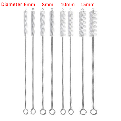 4Pcs/10Pcs Straw Cleaning Brush Reusable Eco-Friendly Stainless Steel Drinking Straw Cleaner Brush Set Soft Hair Cleaning Tool ► Photo 1/5