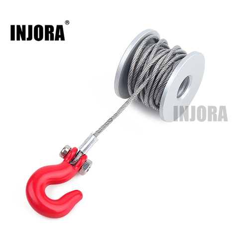 INJORA 25T Steering Gear Servo Winch Wheel Drum for 1/10 RC Crawler Car Traxxas TRX4 Axial SCX10 90046 D90 Tamiya MST ► Photo 1/6