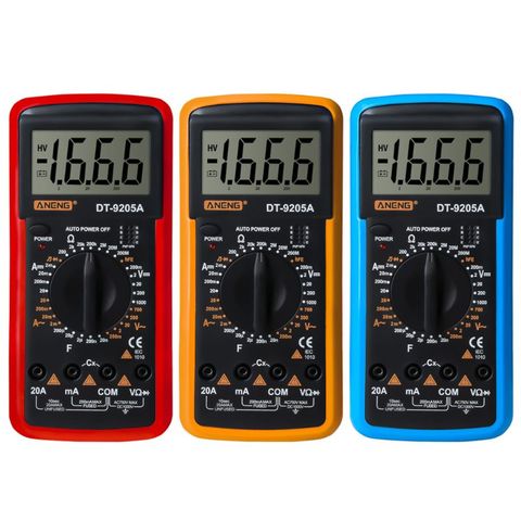 DT9205A hFE AC DC LCD Display Professional Electric Handheld Tester Meter Digital Multimeter Multimetro Ammeter Multitester ► Photo 1/6