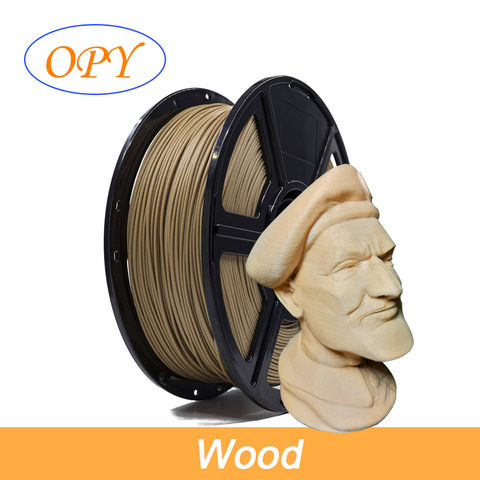 Wood Filament 1.75 Pla 1.75Mm 1Kg 3D Printer Printing Wire Filaments For 1 -F- 75 Plastic Thread Coils Gold Threads Mm ► Photo 1/5