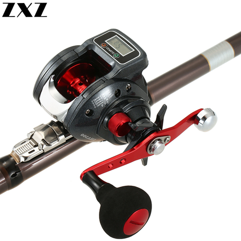 Electric Digital Display 16+1 Ball Bearing Left / Right Ice Fishing Reel Baitcasting Line Counter Reel 6.3:1 Casting Reel Gear ► Photo 1/6