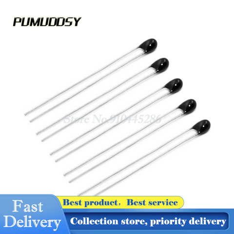 20 pcs Thermistor NTC-MF52-103/3435 10K ohm 1% Thermal Resistor Temperature Sensor ► Photo 1/2