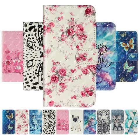 Cute Flip Phone Wallet For Case iPhone SE 2022 12 11 Pro XR X XS Max 6 6S 7 8 Plus 5 5S Card Slot Cover Etui Magnet Fundas D01G ► Photo 1/6