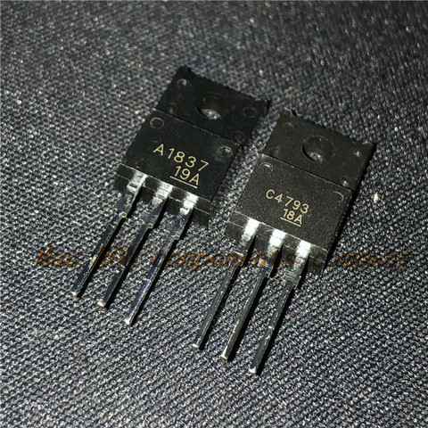 10PCS/LOT 5pair 5pcs 2SC4793 TO220 5pcs 2SA1837 TO-220 C4793 A1837  EACH Original and Transistor new original  In Stock ► Photo 1/2