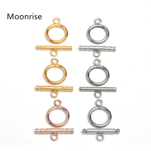 6 Sets Silver Tone Bracelet Toggle OT Clasps For DIY Necklace Jewelry Making Crafts Findings ► Photo 1/6