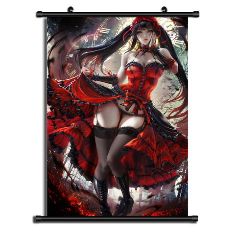 Date A Live - Main 4 With Kurumi Tokisaki Wall Scroll – Great