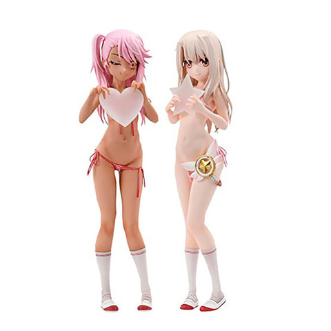 Amakuni Fatekaleid liner Prisma Illya Illyasviel and Chloe PVC Action Figure Anime Figure Collectible Model Toys For Gift ► Photo 1/6