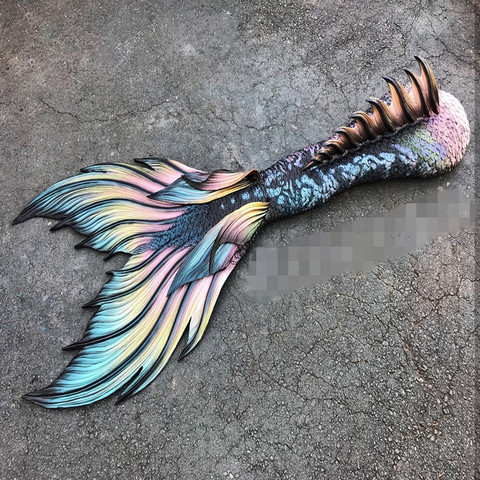 2022 HOT Black Pearl Big Mermaid Tail Kids Adult Women Men Mermaid Tail with Flipper Beach Costumes Mermaid Swimsuits ► Photo 1/6