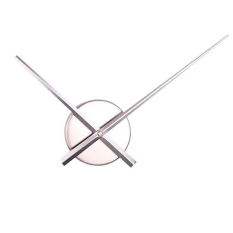 3D Large Clock Needles Accessory for Wall Clock DIY Big Size Clock Hands and Metal Mechanism Living Room Wall Decoration Silver ► Photo 1/2