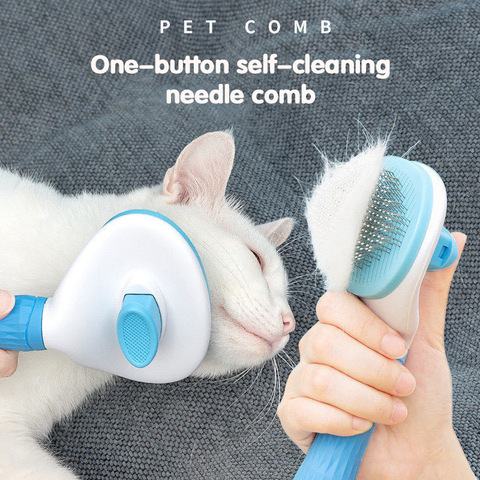 Pet Comb Pet Hair Remover Dog Cat Hair Brush to Float Hair Epilation Dog Hair Cleaner Comb Needle Comb Dog Pet Supplies ► Photo 1/6