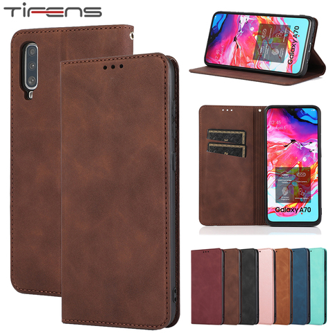 Case For Samsung Galaxy A51 A71 A50 A70 S20 Ultra S10 S9 S8 Plus A41 A31 A21 A11 A81 A91 A40 A20 A30 A10 S E Leather Flip Cover ► Photo 1/6