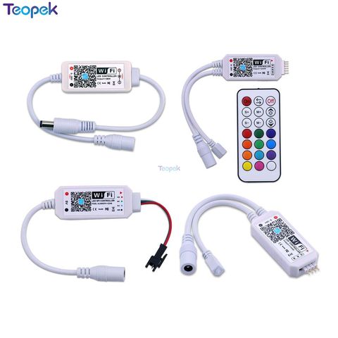 Magic Home Bluetooth Wireless WiFi Controller DC5V 12V 24V RGB/RGBW IR RF For WS2811 WS2812B Single Color RGB RGBW LED Strip ► Photo 1/6