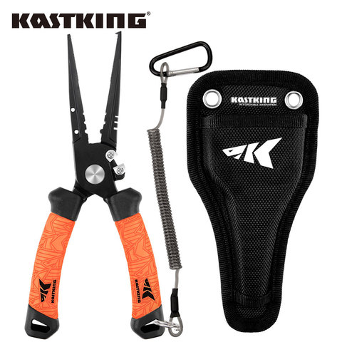 KastKing Speed Demon Pro Fishing Pliers 420 Stainless Steel Fishing Tools Saltwater Fishing Gear Tungsten Carbide Cutters ► Photo 1/6