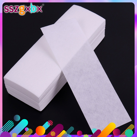100PCS Removal Nonwoven Body Cloth Hair Remove Wax Paper Rolls High Quality Hair Removal Epilator Wax Strip Paper ► Photo 1/6