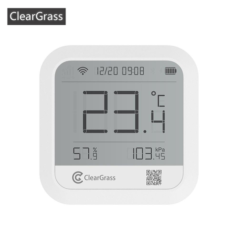 Youpin Cleargrass Weather Station Forecast Temperature Humidit  atmospheric pressure Sensor Digital Clock Smart Wifi APP Control ► Photo 1/5