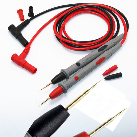 1Set Digital Multimeter Universal 1000V 20A Test Lead Probe Cable SMD SMT Needle Tip ► Photo 1/5