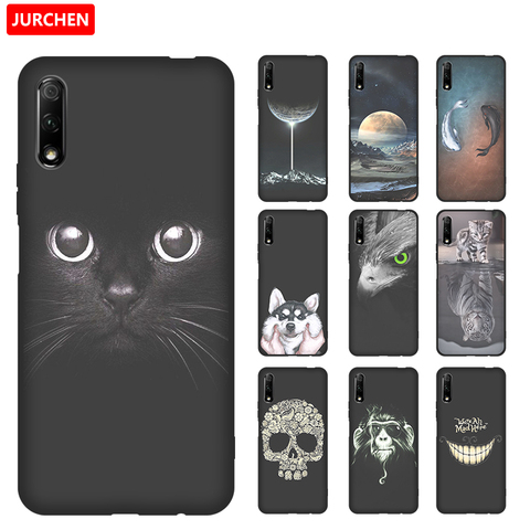 JURCHEN Phone Case For Huawei Honor 9X Case Silicone Sot TPU Cartoon Back Cover For Huawei Honor 9 X Honor9X Case HLK-AL00 6.59