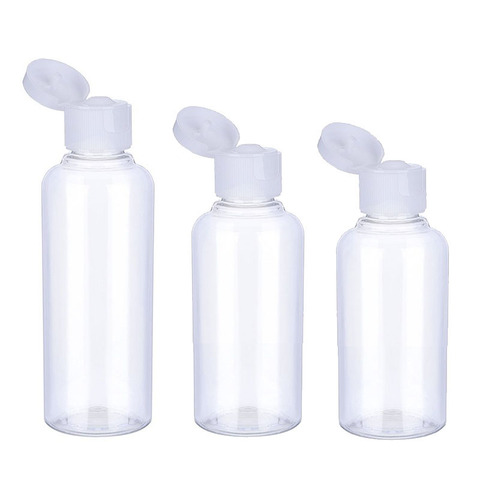 3/5/10Pcs Travel Bottle 10ml/30ml/50ml/60ml/100ml Makeup Empty Plastic Bottles Flip Cap For Liquid Lotion Cream ► Photo 1/6