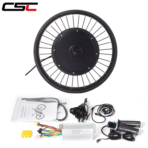 e-bike snow Conversion Kit 20 24 26in 4.0 Tyre ebike 48V 1500W Fat Electric bicycle Front Rear motor wheel ► Photo 1/6