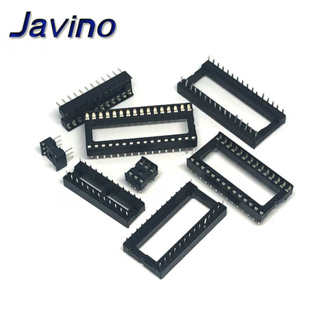 10PCS IC Sockets DIP6 DIP8 DIP14 DIP16 DIP18 DIP20 DIP28 DIP40 pins Connector DIP Socket 6 8 14 16 18 20 24 28 40 pin ► Photo 1/6