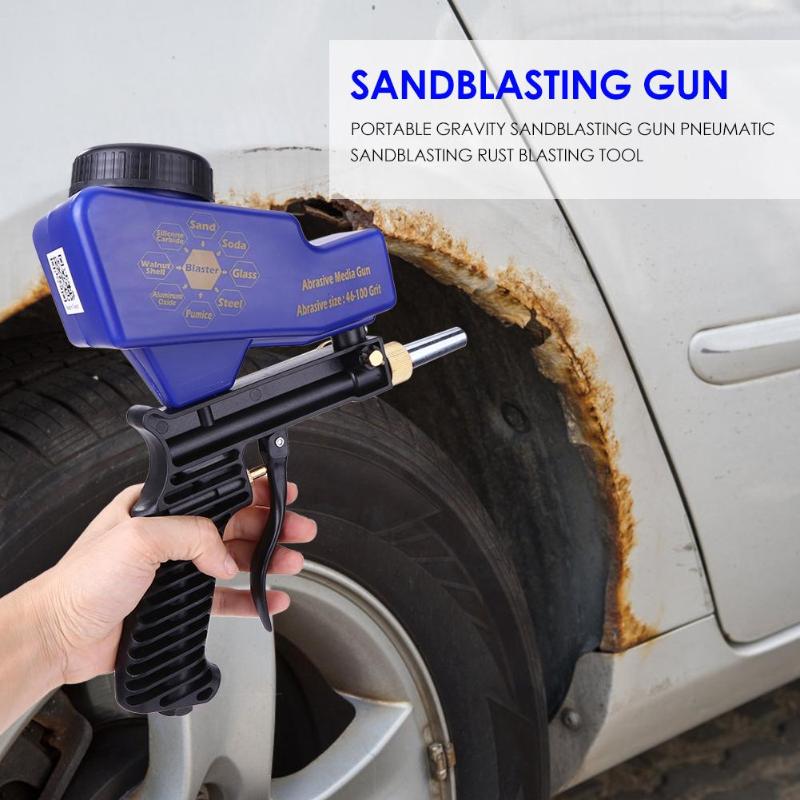 Sand Blasters Sandblasting Handheld Air Gun Tackling Pneumatic Machine Portable 
