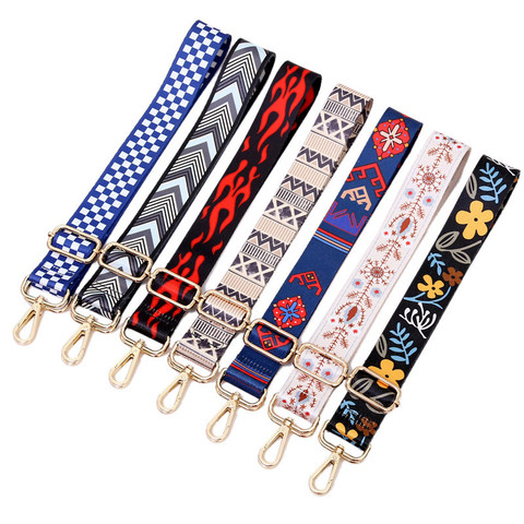 O bag DIY Bag Strap for Women Shoulder Bag Hanger Colored Belt Bag Accessories Adjustable Rainbow Handbag Strap Chain Decorative ► Photo 1/6