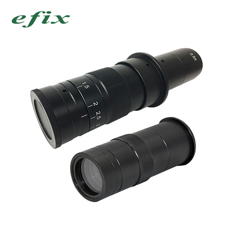 Adjustable 180X 100X Zoom C-mount Lens 0.7X~4.5X Magnification 25mm For HDMI USB Industry Video Microscope Camera ► Photo 1/6