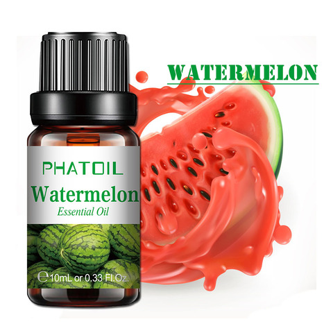 10ml Watermelon Coconut Fragrance Essential Oil Apple Cherry Mango Strawberry Lemon Passion Fruit Flavoring Oil for Soap Making ► Photo 1/6