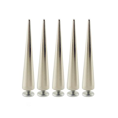 5sets 10*55mm Silver Bullet Large Spikes And Studs Rivets For Leather DIY Clothes Punk Steel Spots Remaches Cuero Garment Rivets ► Photo 1/6