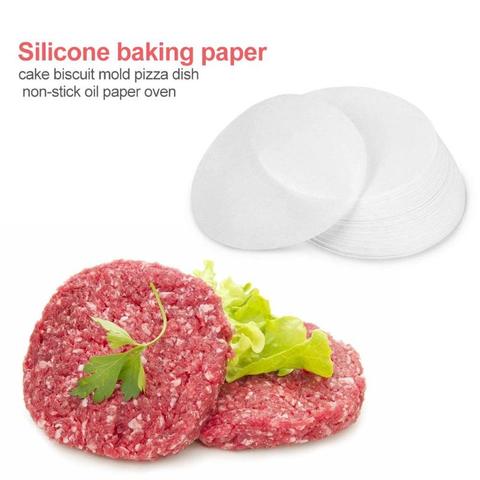 500Pcs 10cm 11cm Round Baking Paper Circle Parchment Paper Liner BBQ Oven Patty Hamburger Paper Cake Non-Stick Baking Tool ► Photo 1/6