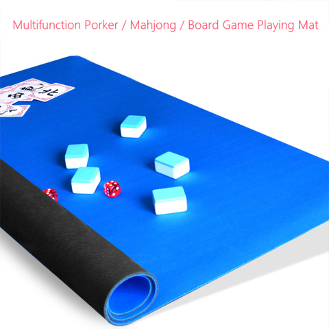 0.3mm Thicken Rubber Board Game Mahjong Poker Game Mat Family Home Games Play Mat Waterproof Non-slip Multifunction Playmat Mats ► Photo 1/6