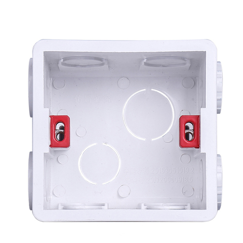 Wall Plate Adjustable Internal Cassette Mounting wifi touch switch usb socket  Box White Plastic Materials For 86 Type Standard ► Photo 1/6