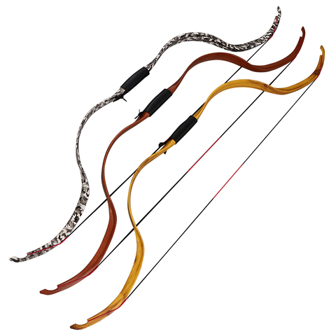 Toparchery 25Ibs Recover Bow For Shooting 50 Inch Traditional Take Down Bow Archery Target Shooting Bow Outdoor ► Photo 1/6