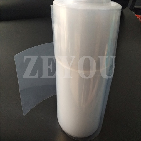 0.1 mm thickness transparent heat resistant plastic FEP F46 Film 0.1mmT*300mmW*1000mmL ► Photo 1/6