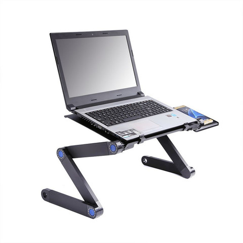 Adjustable Laptop Desk Ergonomic Portable TV Bed Lapdesk Tray PC Table Stand Notebook Table Sofa Desk Stand With Mouse Pad ► Photo 1/1
