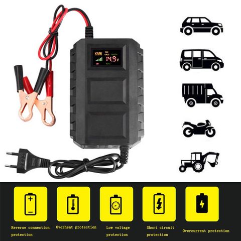 New Hot Selling Intelligent 12V 20A Automobile Batteries Lead Acid Smart Battery Charger For Car Motorcycle DXY88 ► Photo 1/6